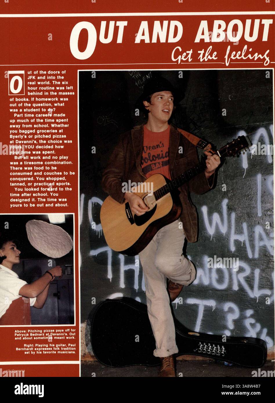 Kennedy High's 1987 yearbook highlights key student activities ...