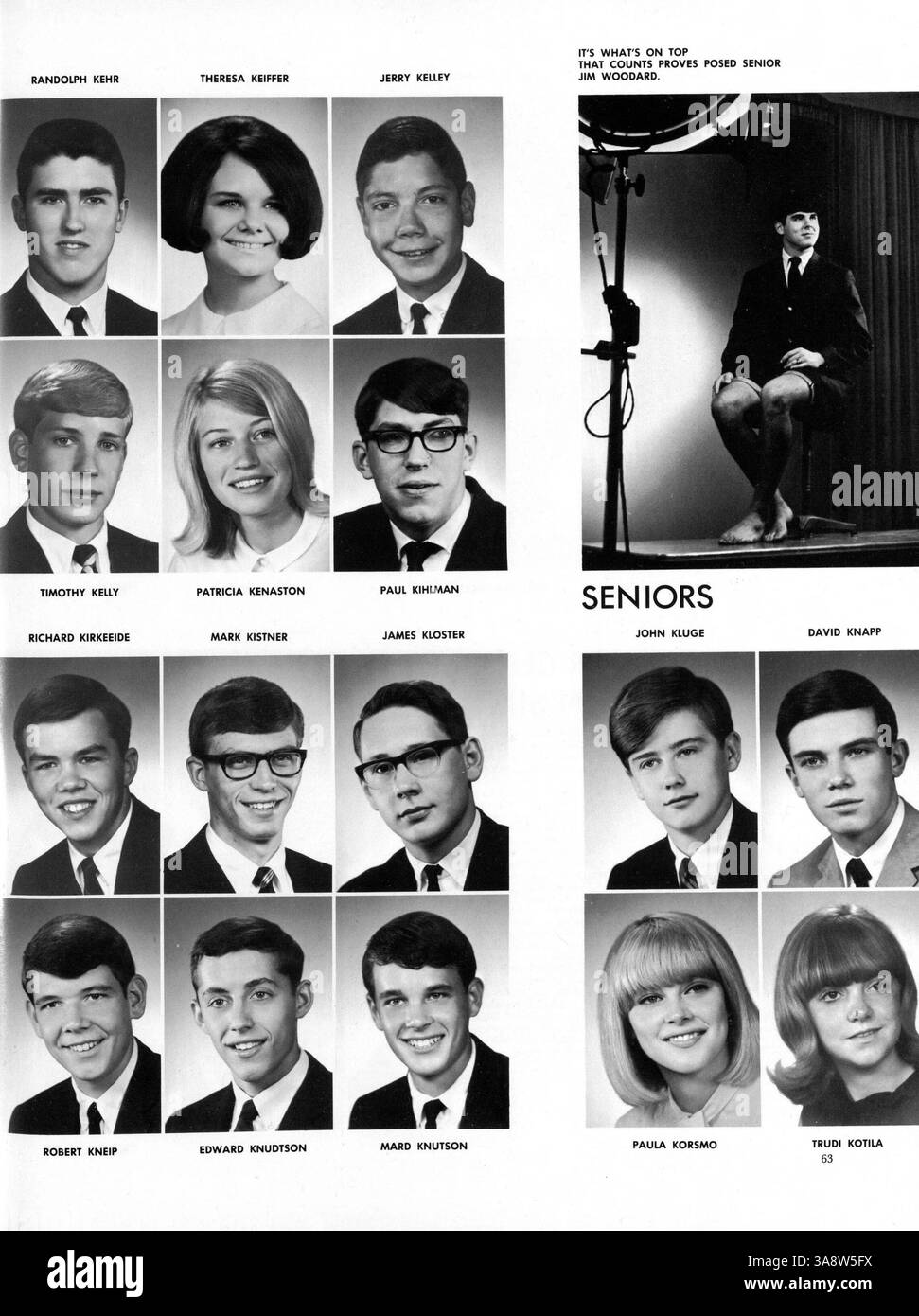 This 1966 high school yearbook offers a visual record of students