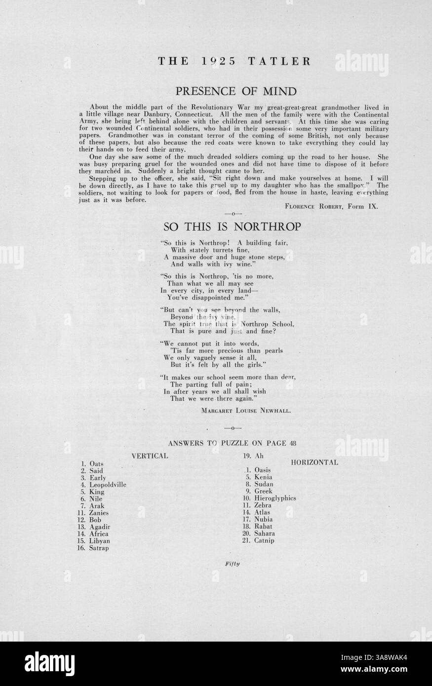 The Tatler 1925, Northrop Collegiate's yearbook, documents the 1924 ...