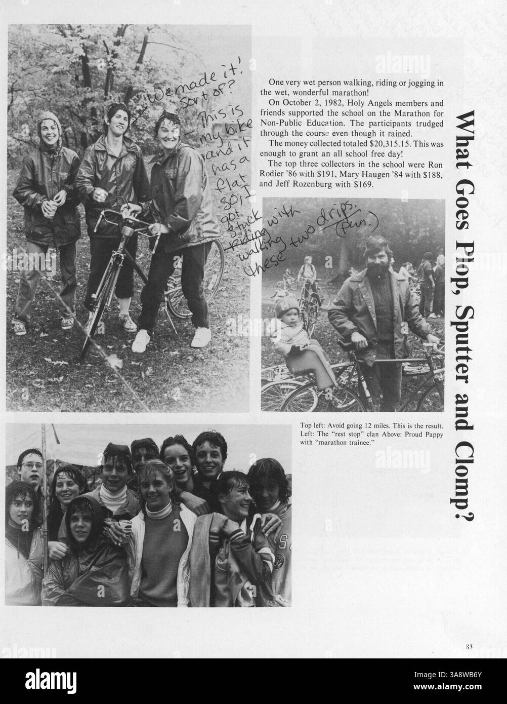 The 1983 'Angelus' yearbook from Academy of Holy Angels captures the ...