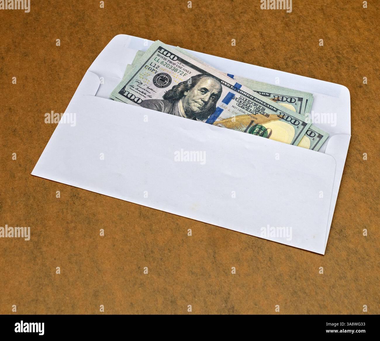 Cash Overflow: An overhead shot revealing a bundle of crisp hundred ...