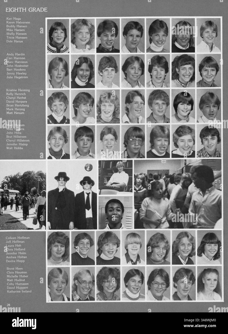 The 1983 minnetonka jr high yearbook documents key school activities hi ...