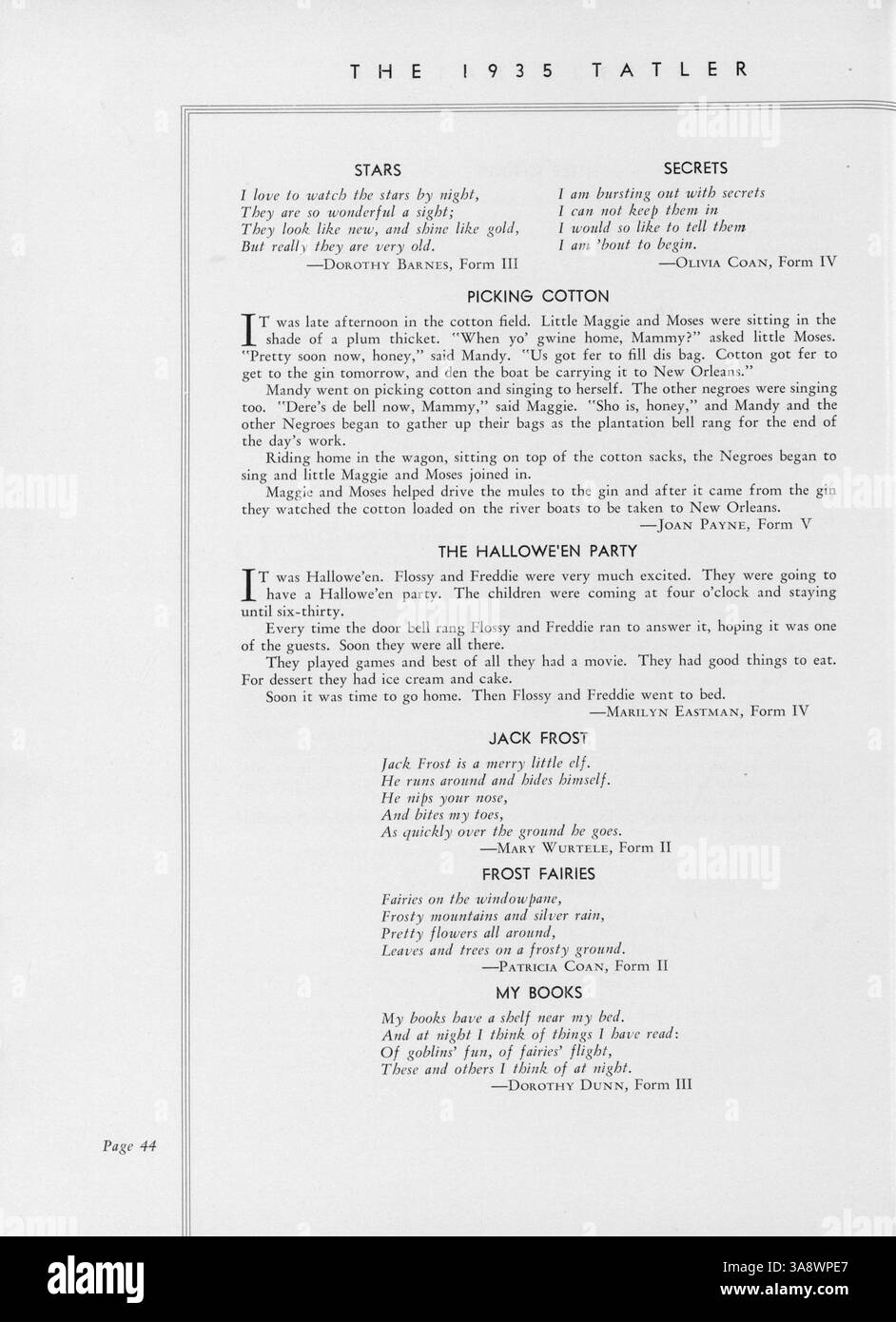 The 1935 'Tatler' yearbook from Northrop Collegiate captures important ...
