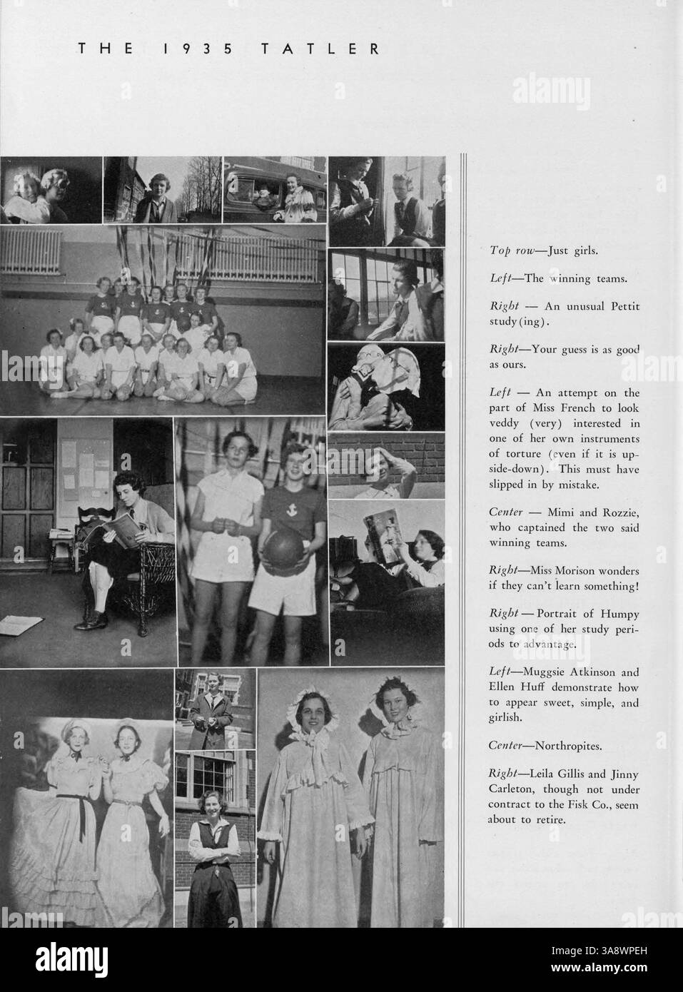 This edition of the 1935 'Tatler' yearbook from Northrop Collegiate ...