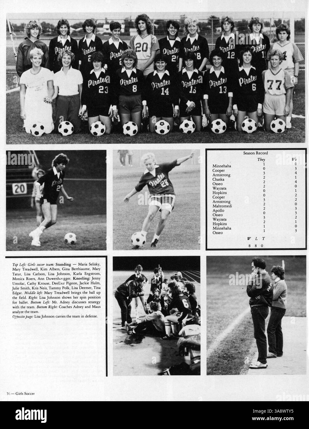 The 1985 Park Center High Yearbook provides a snapshot of student life ...