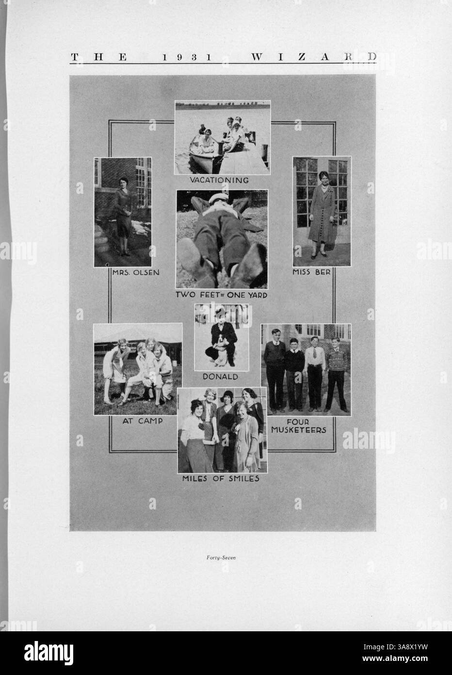 The 1931 Wizard Yearbook from Edison High School highlights student ...