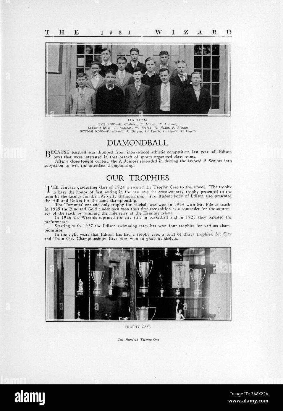 Providing a snapshot of key events