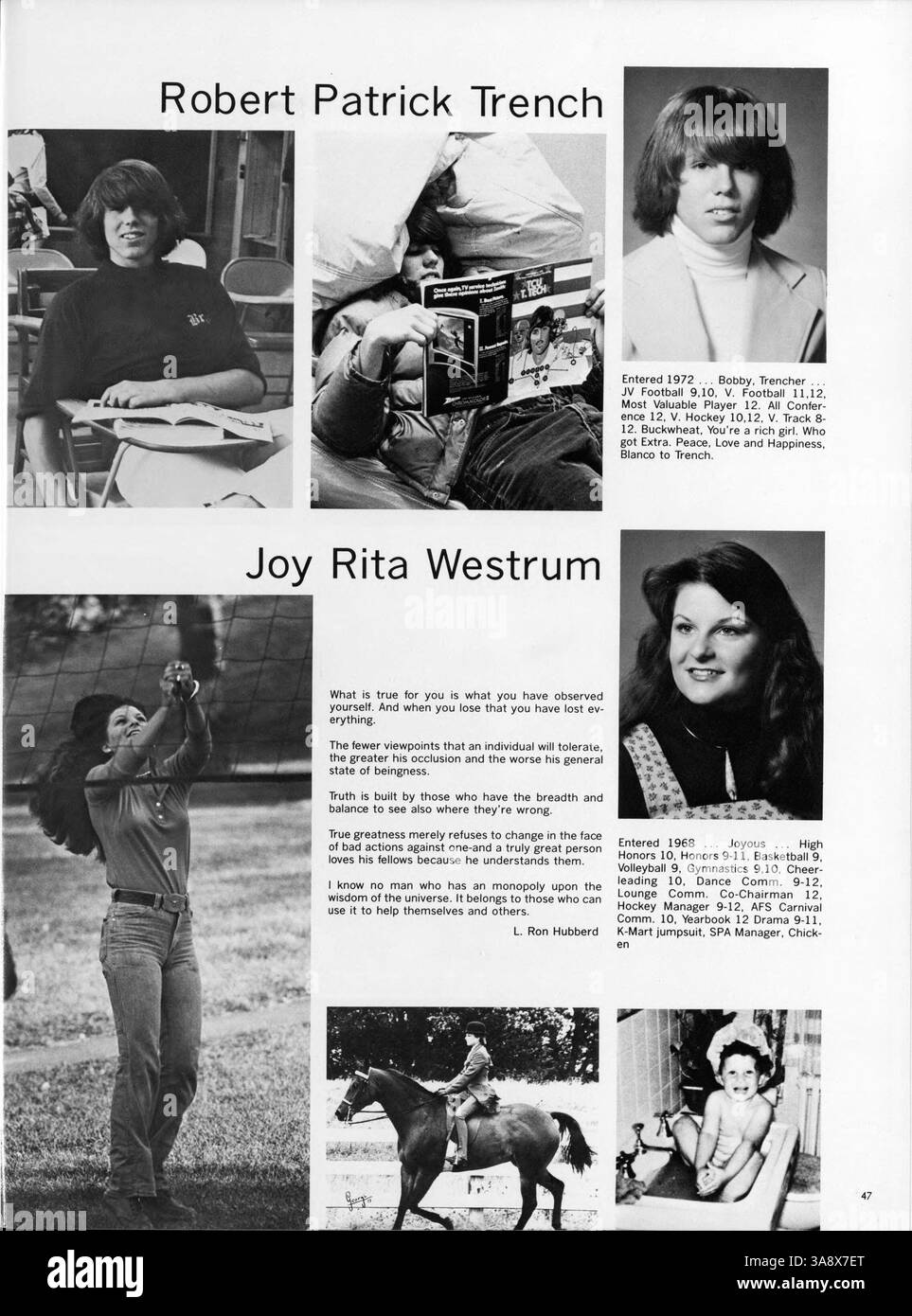 The 1977 'Mustang' yearbook from Breck School highlights significant ...
