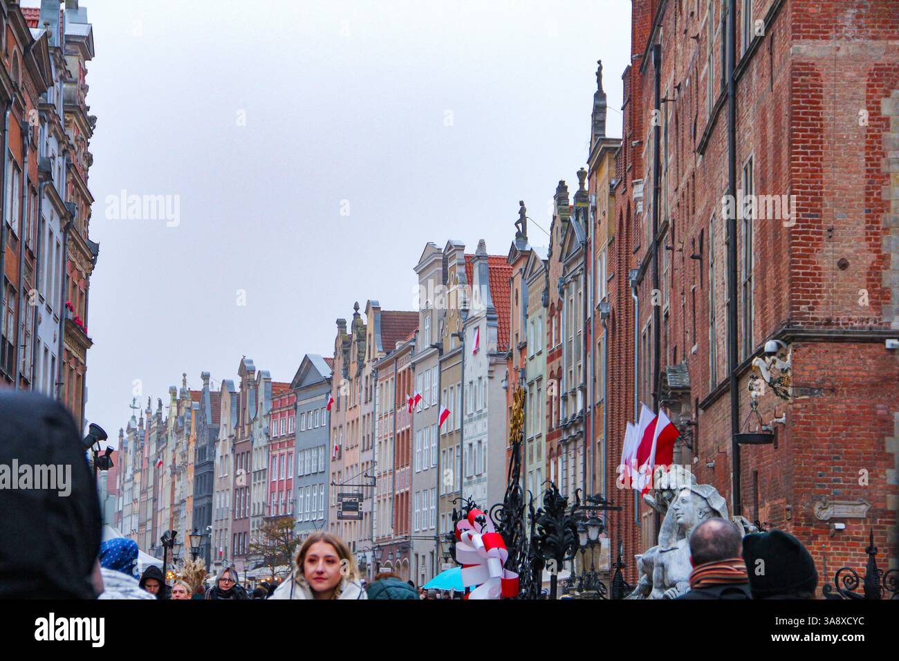 Colorful buildings in old town gdansk hi-res stock photography and ...