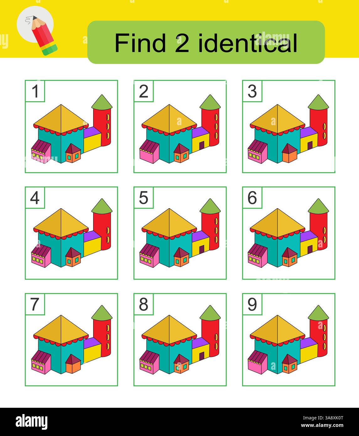 Find houses Stock Vector Images Alamy