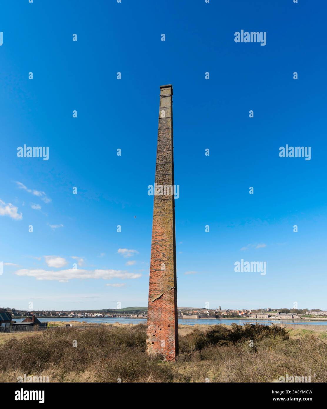 Spittal chimney, on the site of a former chemical works, Spittal ...