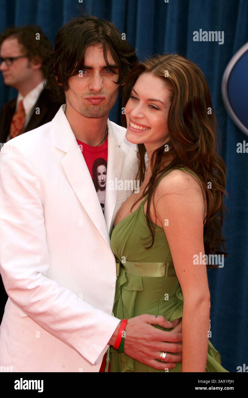 March 25, 2007 - Hollywood, CA, U.S. - 25 March 2007 - Hollywood, California - Tyson Ritter and Kim Smith. ''Meet The Robinsons'' Los Angeles Premiere at the El Capitan Theatre. Photo Credit: Byron Purvis/AdMedia (Credit Image: © Byron Purvis/AdMedia via ZUMA Wire) Stock Photo