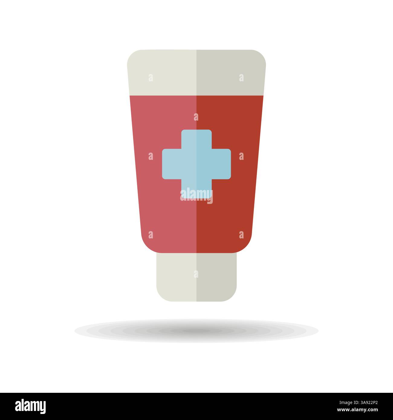 Ointment cream tube medicine isolated vector icon. Medicine and medical support sign. Graph symbol for medical web site and apps design, logo, app, UI Stock Vector