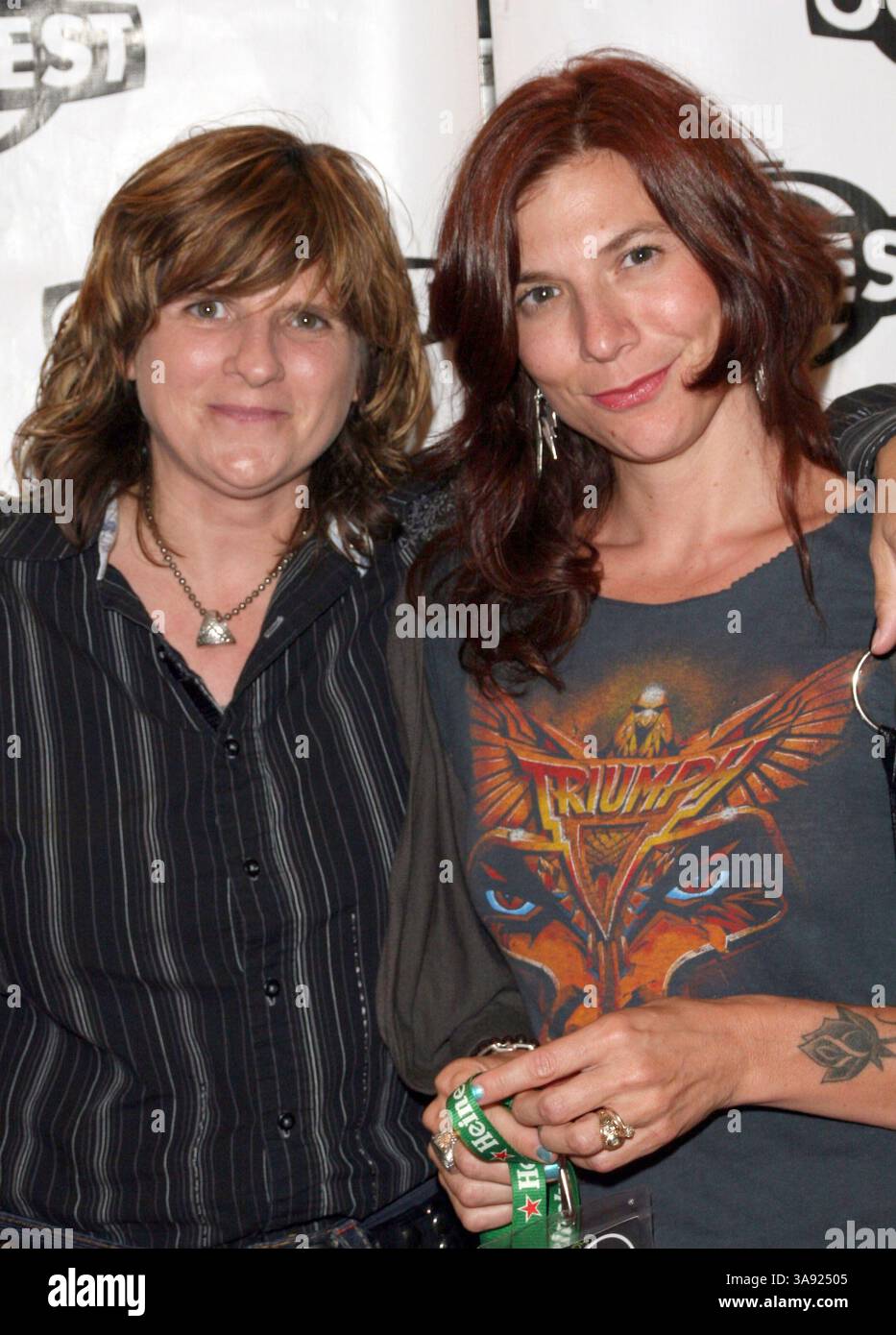 July 21, 2008 - Los Angeles, California, U.S. - 21 July 2008 - Los Angeles, California - Amy Ray of 'Indigo Girls'. Outfest Film Festival Closing Night held at the Orpheum Theatre. Photo Credit Faye Sadou/Ad Media Stock Photo