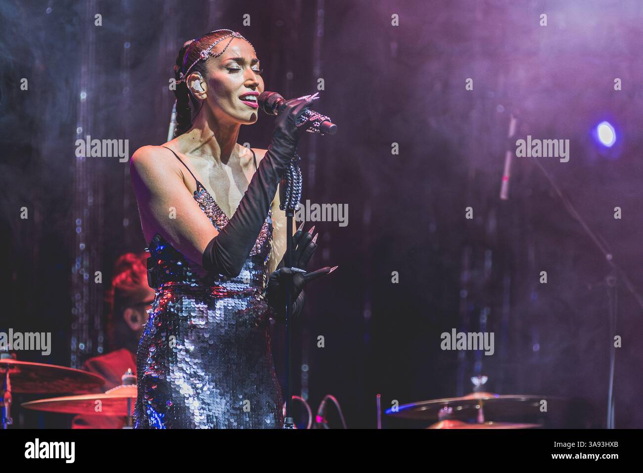 Zee Zilli Rome, Italy. 27th Mar, 2025. Nina Zilli performs during the tour “Nina ...