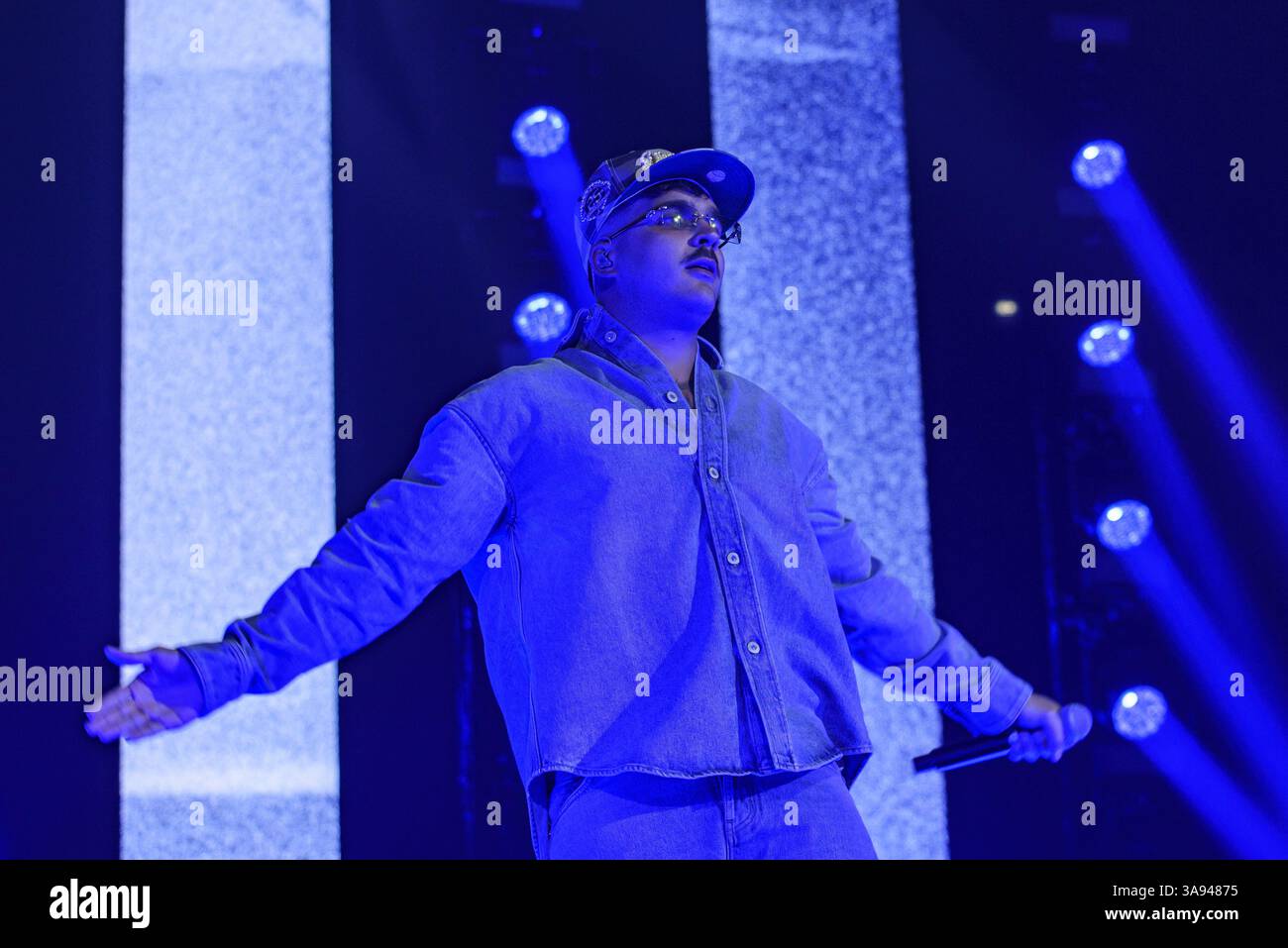 T-shirt Geolier Rapper Live 2025: Maglia In Cotone Traspirante E Sportiva Per Fan