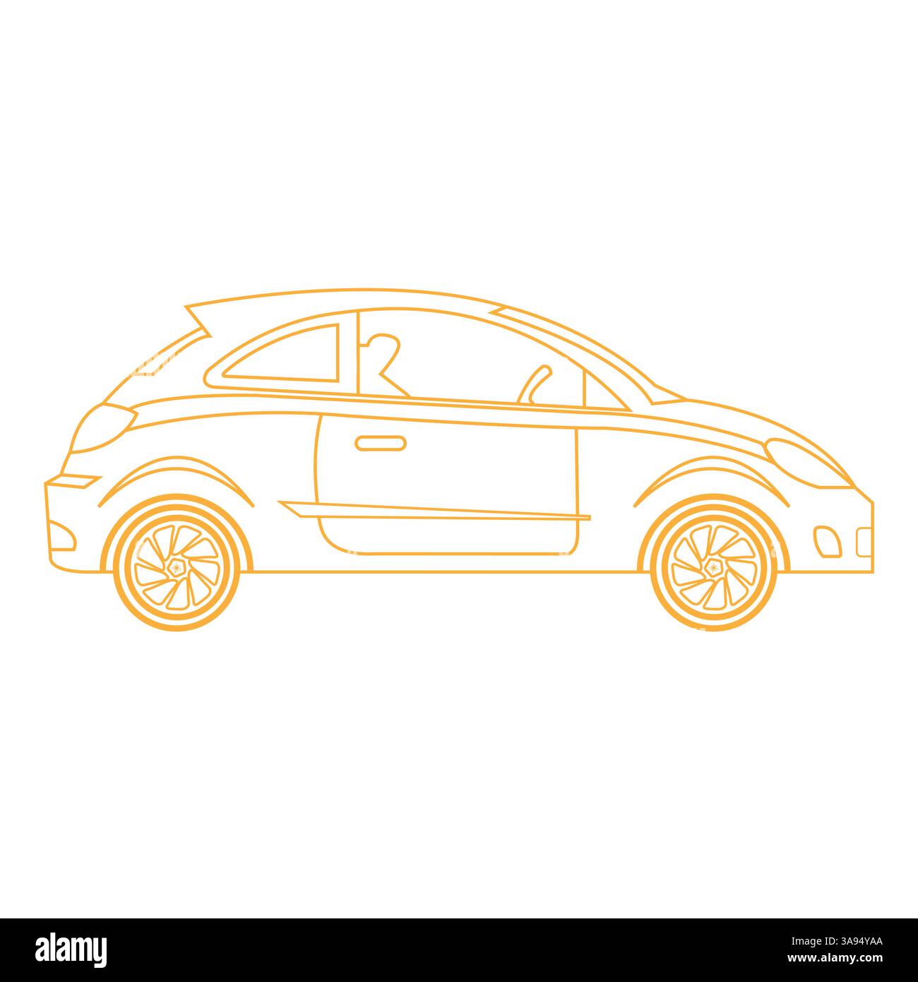 Flat car icon symbol vector Illustration Stock Vector Image & Art - Alamy
