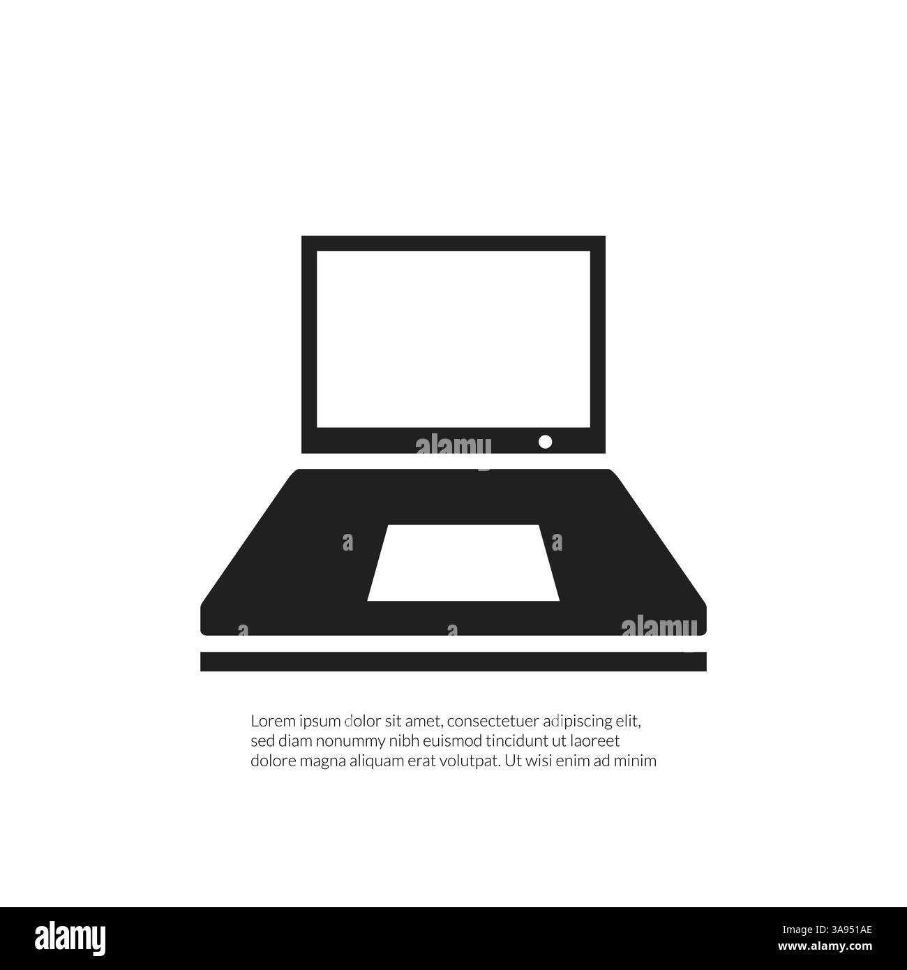 computer icon, vector best flat icon. Stock Vector