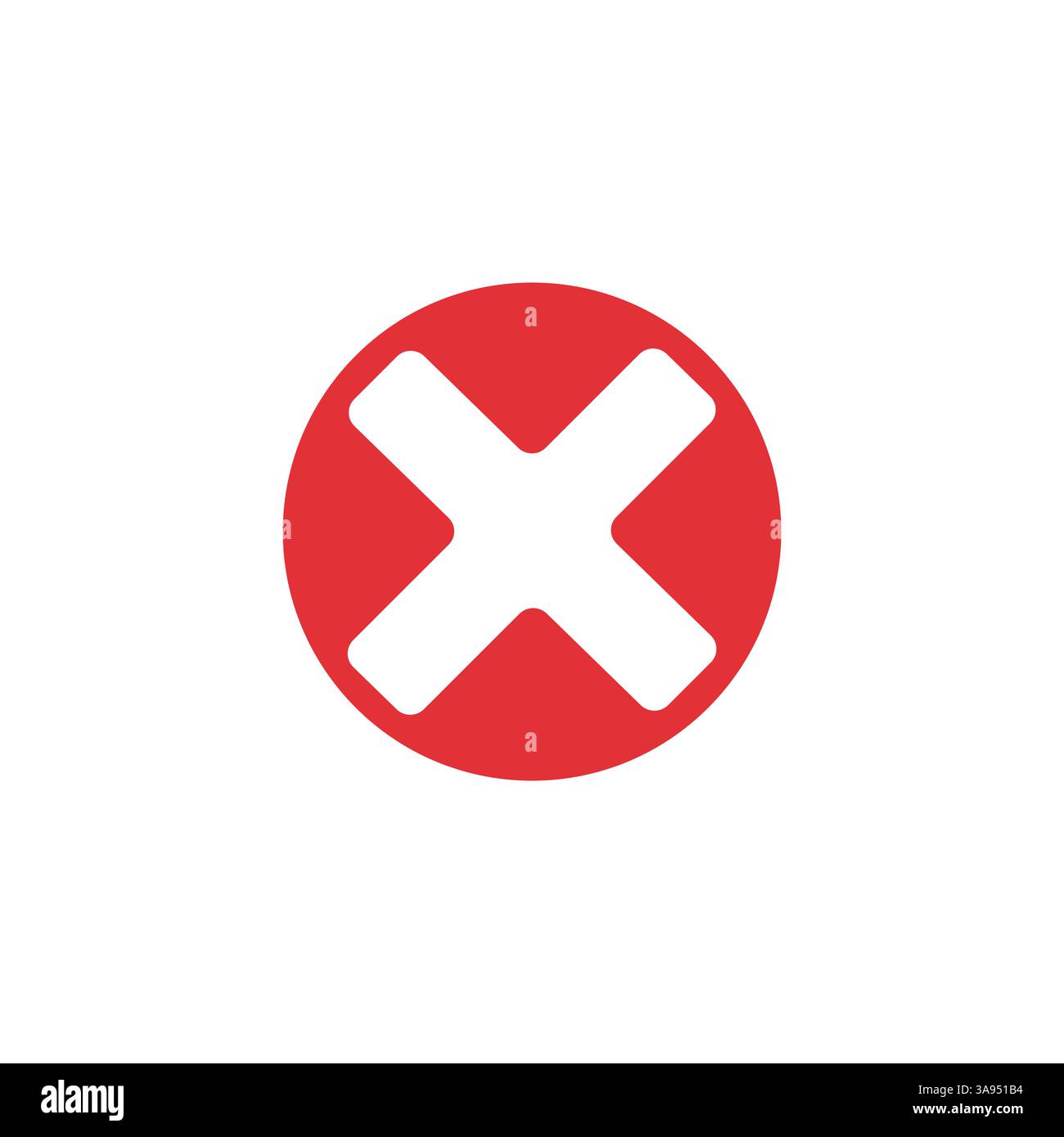 Computer red cross Stock Vector Images - Alamy