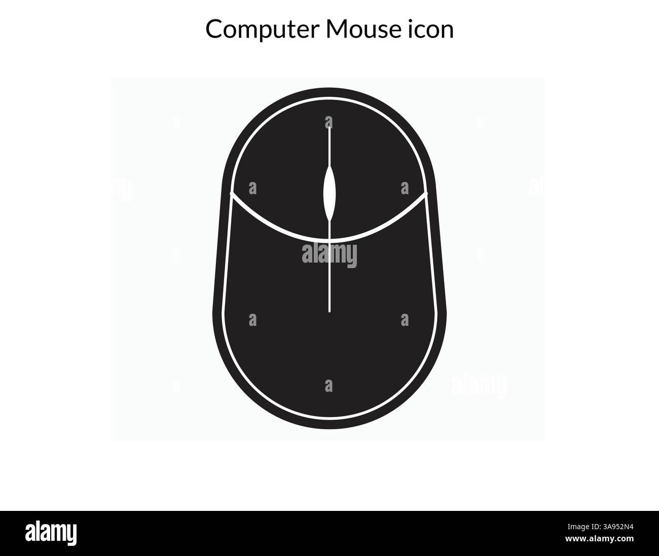 computer mouse logo vector template Stock Vector