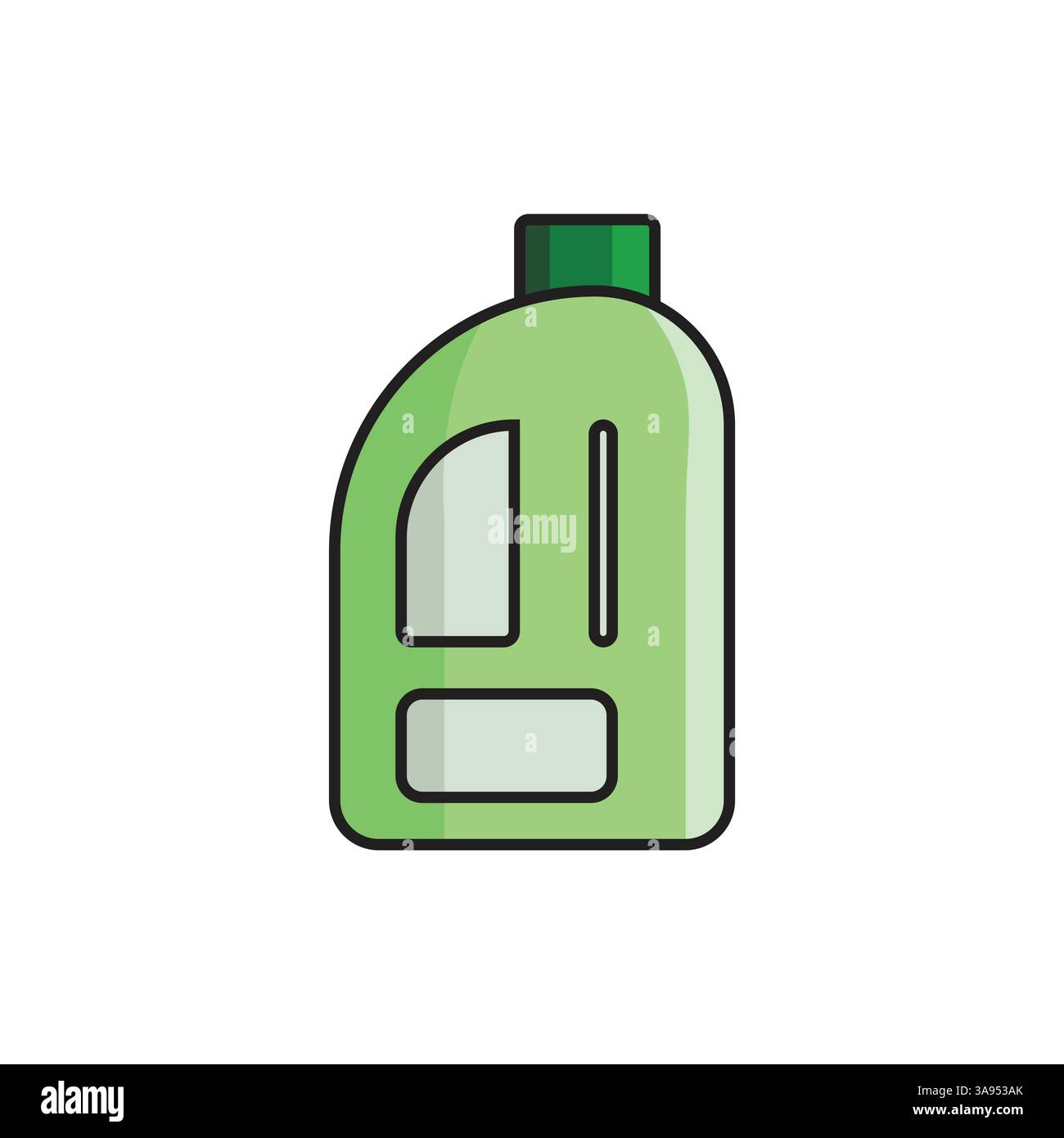 Detergent icon flat vector illustration. Stock Vector