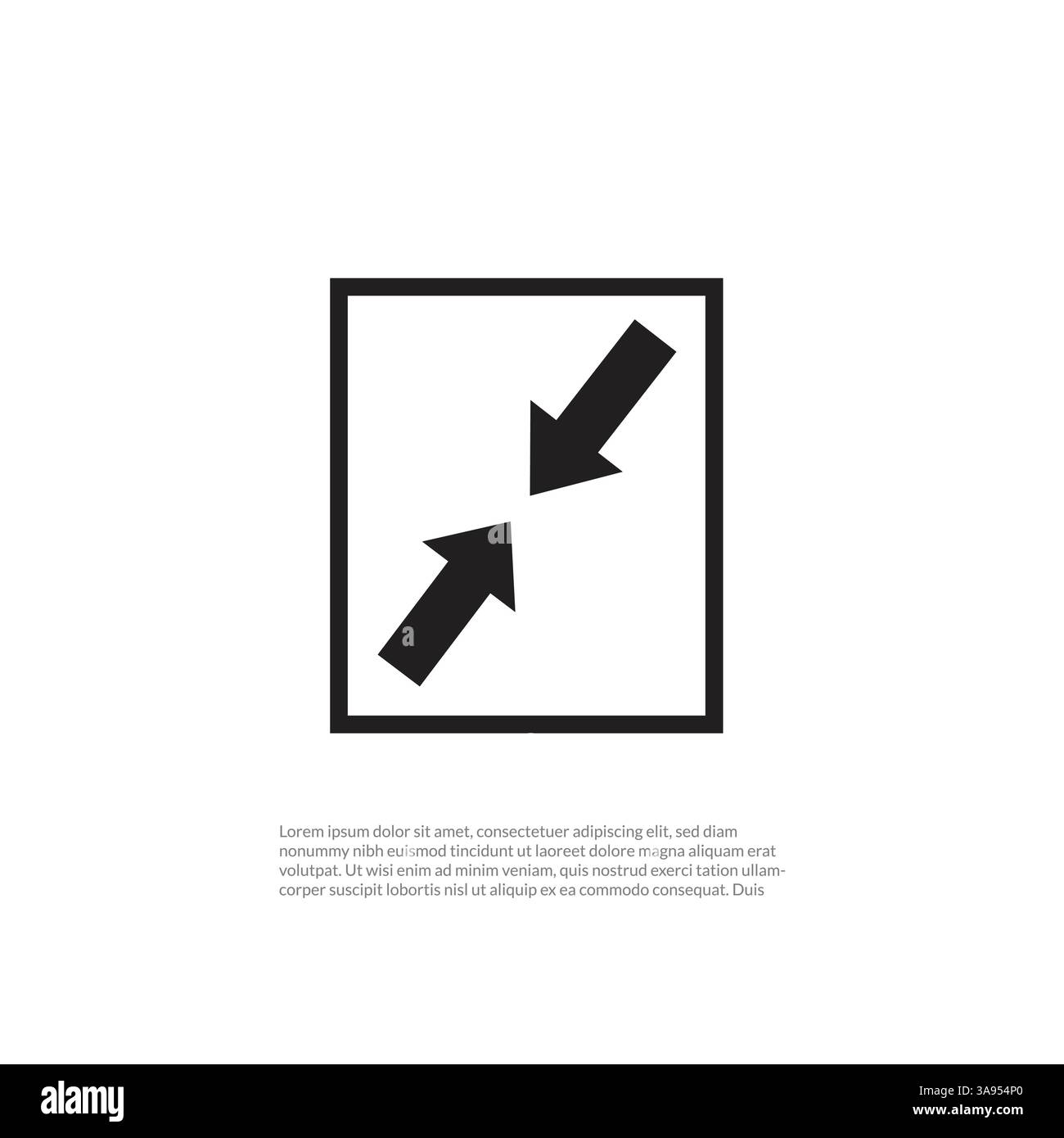 full screen flat vector icon. Stock Vector