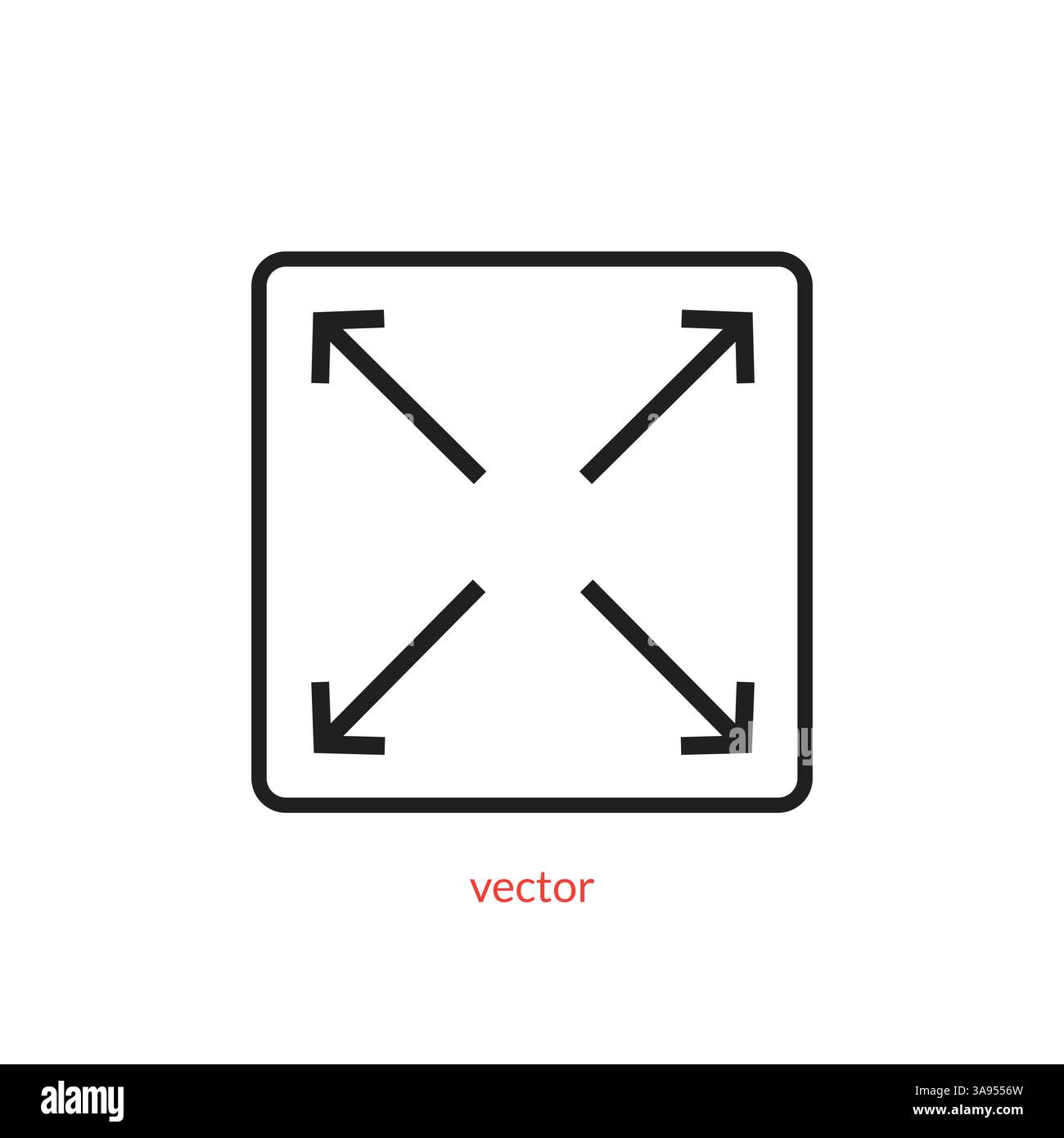 full screen flat vector icon. Stock Vector