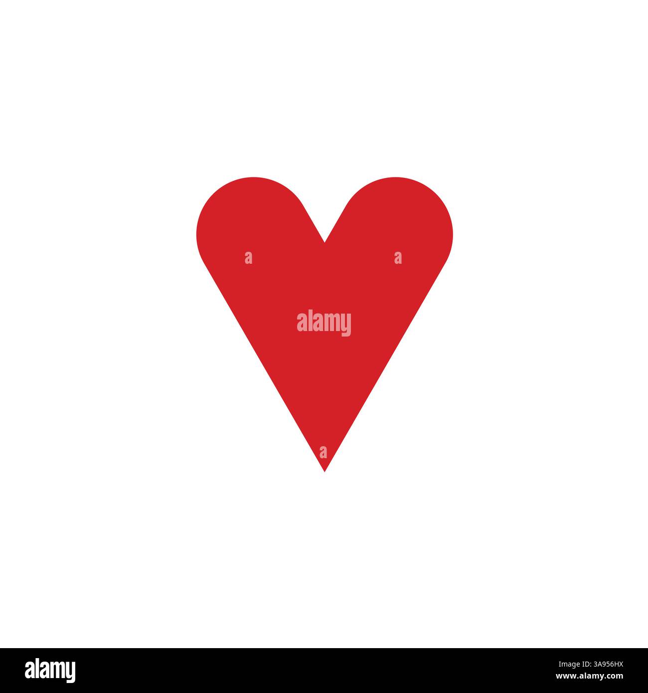 Heart icon in flat style with background Stock Vector Image & Art - Alamy