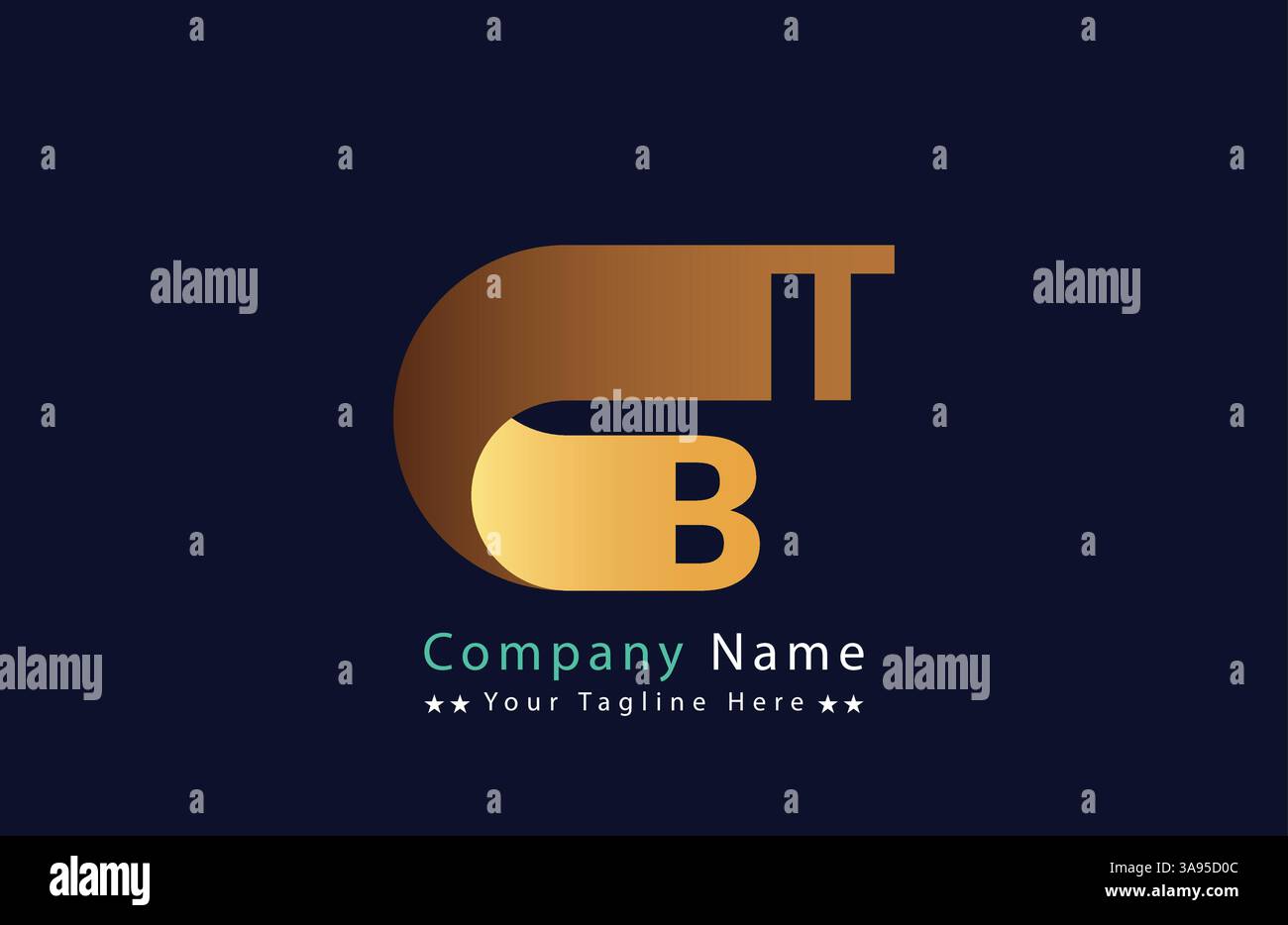 bt letter colorful logo in the circle. Vector Logo Illustration Stock ...
