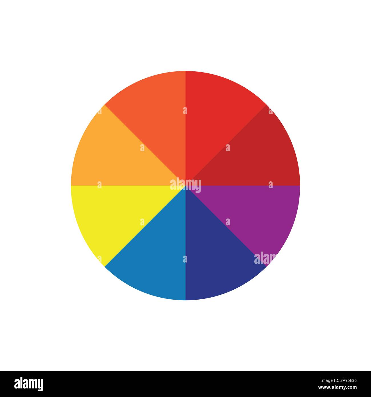 Pie chart icon flat vector illustration. Stock Vector
