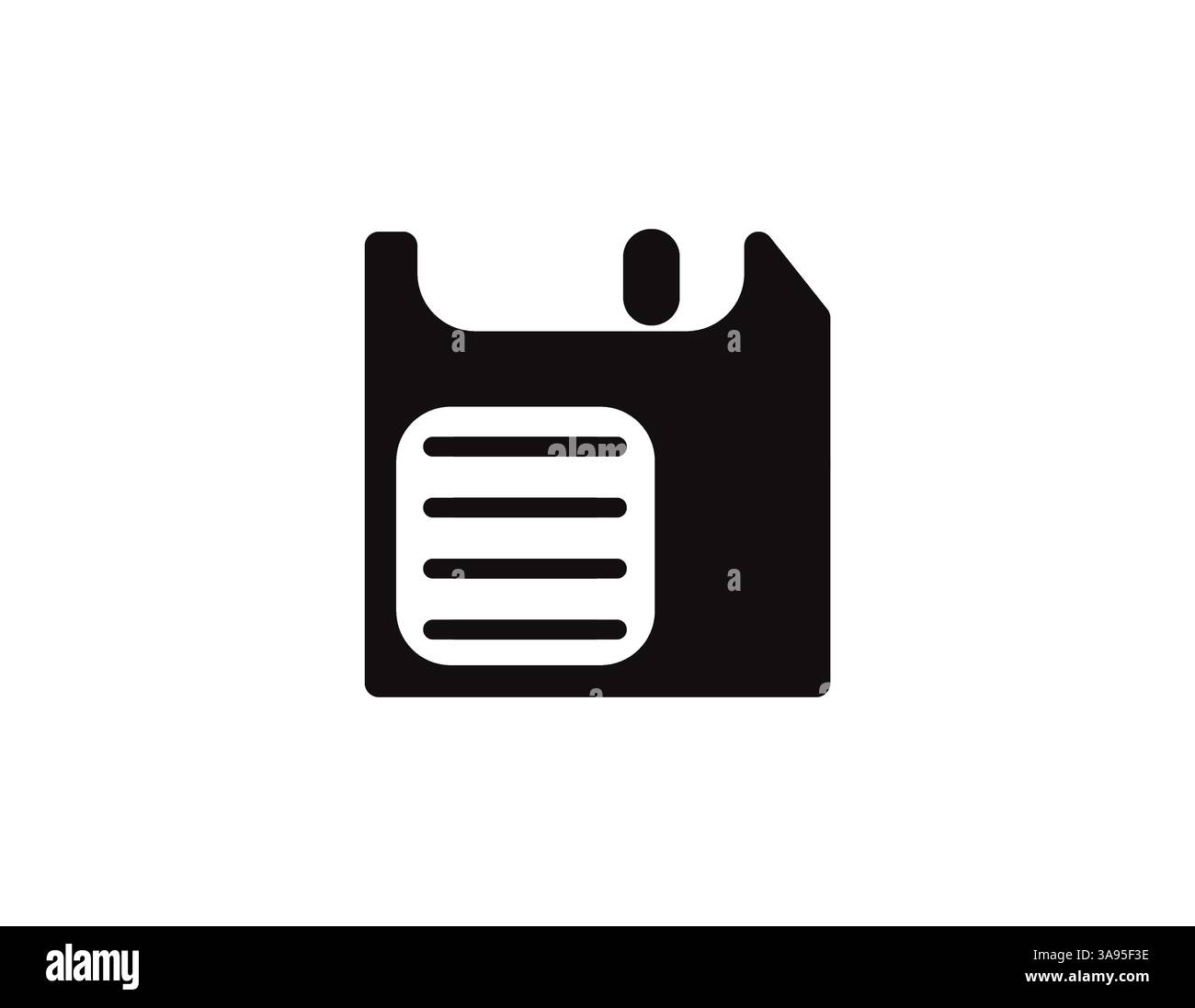 Fresh icons. Diskette. Stock Vector