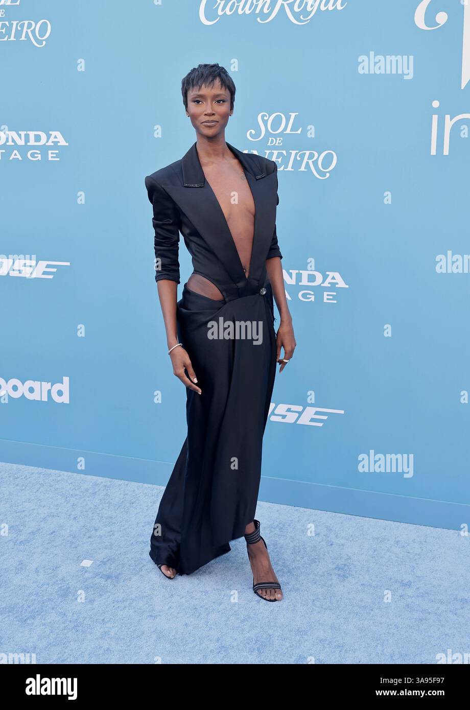 Inglewood, Ca. 29th Mar, 2025. Ebony Riley attends the 2025 Billboard ...