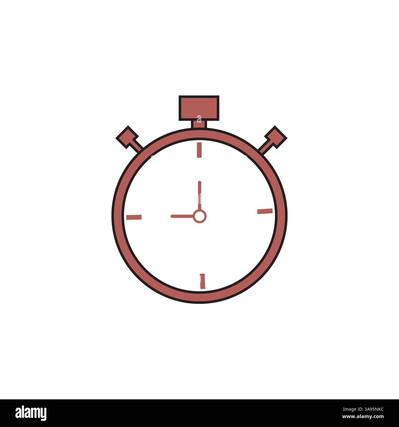 Flat timer icon Symbol Vector Illustration Stock Vector Image & Art - Alamy