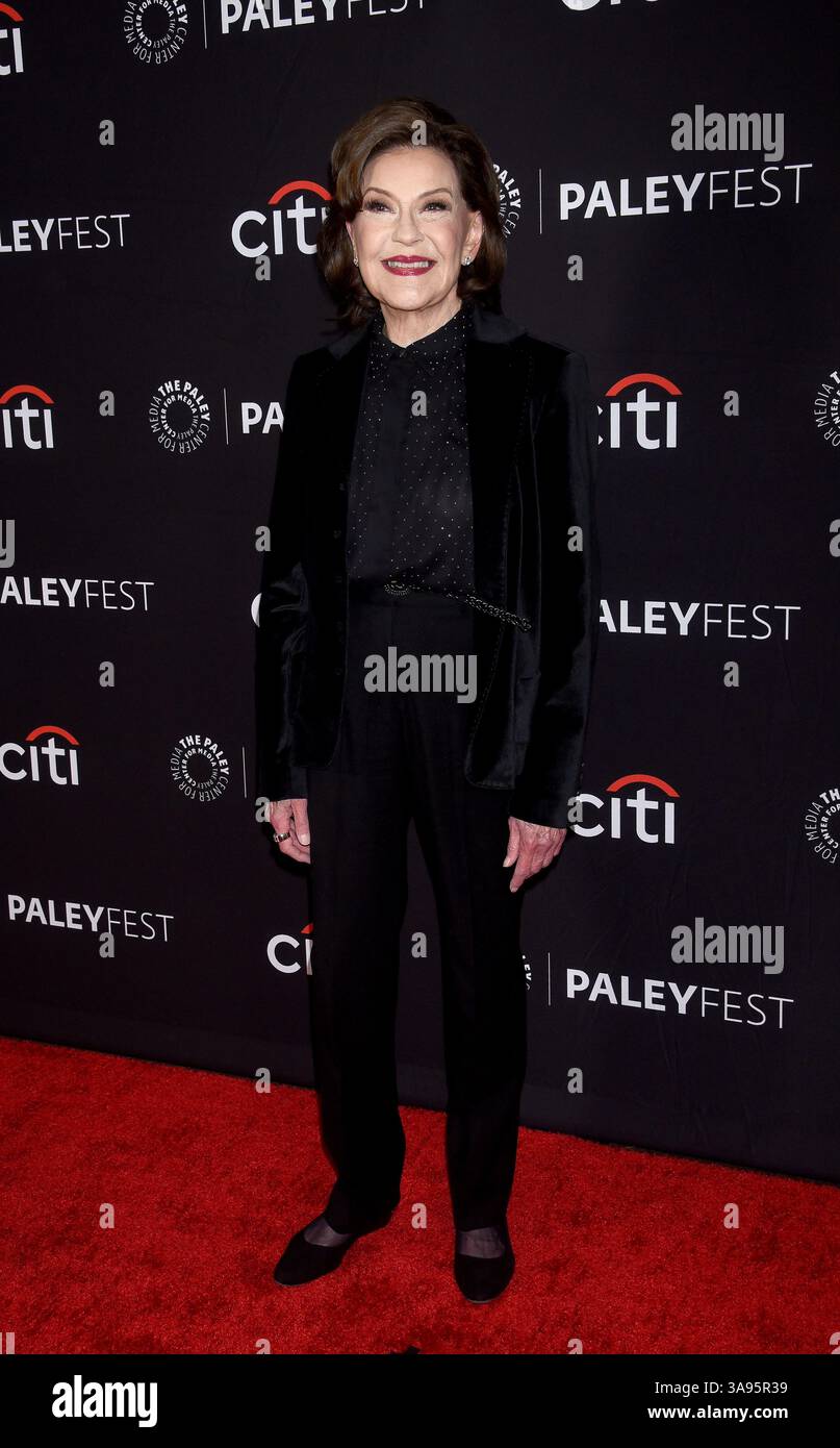 Hollywood, USA. 29th Mar, 2025. Kelly Bishop arriving to 2025 PaleyFest LA's “Gilmore Girls, The Marvelous Mrs. Maisel, And Etoile: The Amy Sherman-Palladino Multiverse” held at the Dolby Theatre on March 29, 2025 in Hollywood, Ca. © Janet Gough/AFF-USA.COM Credit: AFF/Alamy Live News Stock Photo