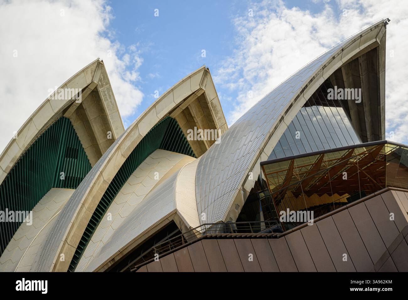 Opera House Rooftop Close up front view of the Sydney Opera House roof, Sydney, Australia ...
