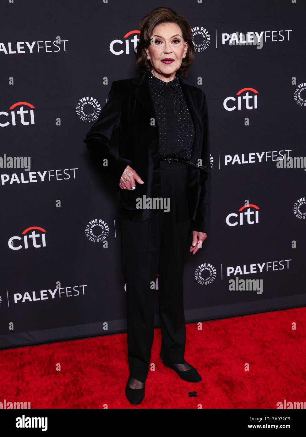 Hollywood, United States. 29th Mar, 2025. HOLLYWOOD, LOS ANGELES, CALIFORNIA, USA - MARCH 29: American actress and dancer Kelly Bishop arrives at the 2025 PaleyFest LA (42nd Annual William S. Paley Television Festival) - 'Gilmore Girls, The Marvelous Mrs. Maisel, And Etoile: The Amy Sherman-Palladino Multiverse' held at the Dolby Theatre on March 29, 2025 in Hollywood, Los Angeles, California, United States. (Photo by Xavier Collin/Image Press Agency) Credit: Image Press Agency/Alamy Live News Stock Photo