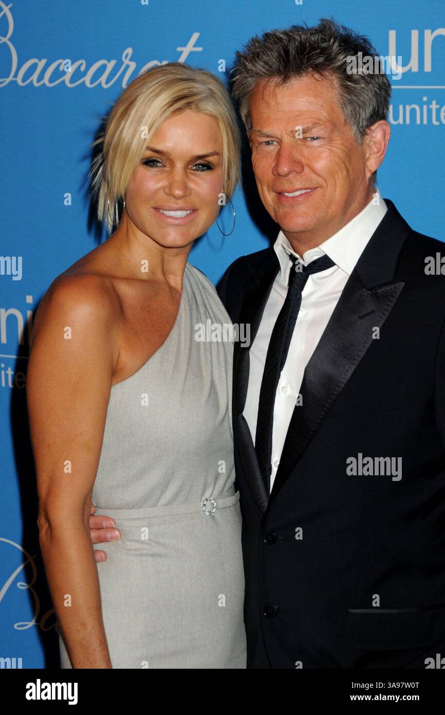 Yolanda hadid and david foster hi-res stock photography and