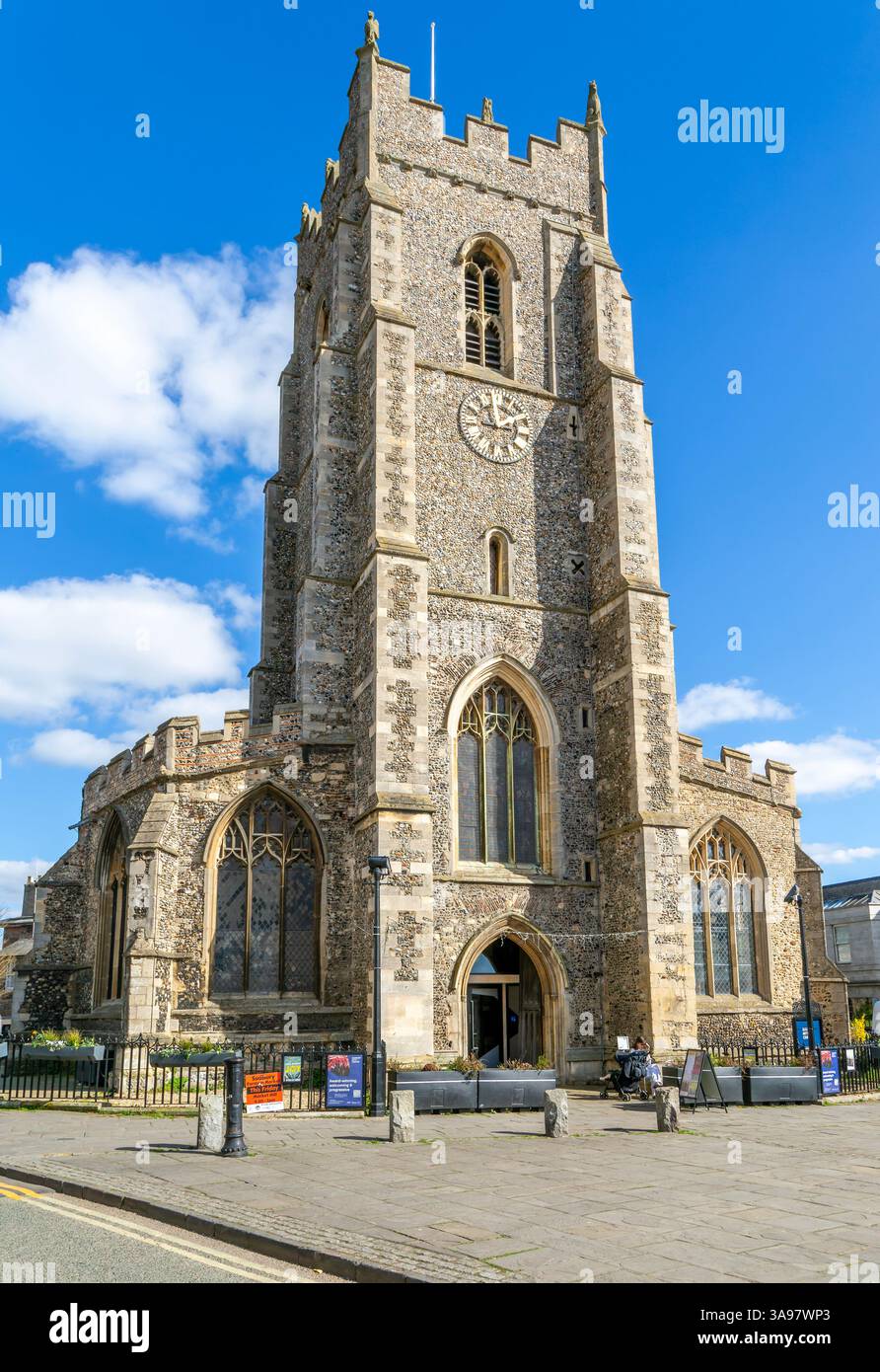 Church of Saint Peter, Sudbury, Suffolk, England, UK now an Arts Centre Stock Photo