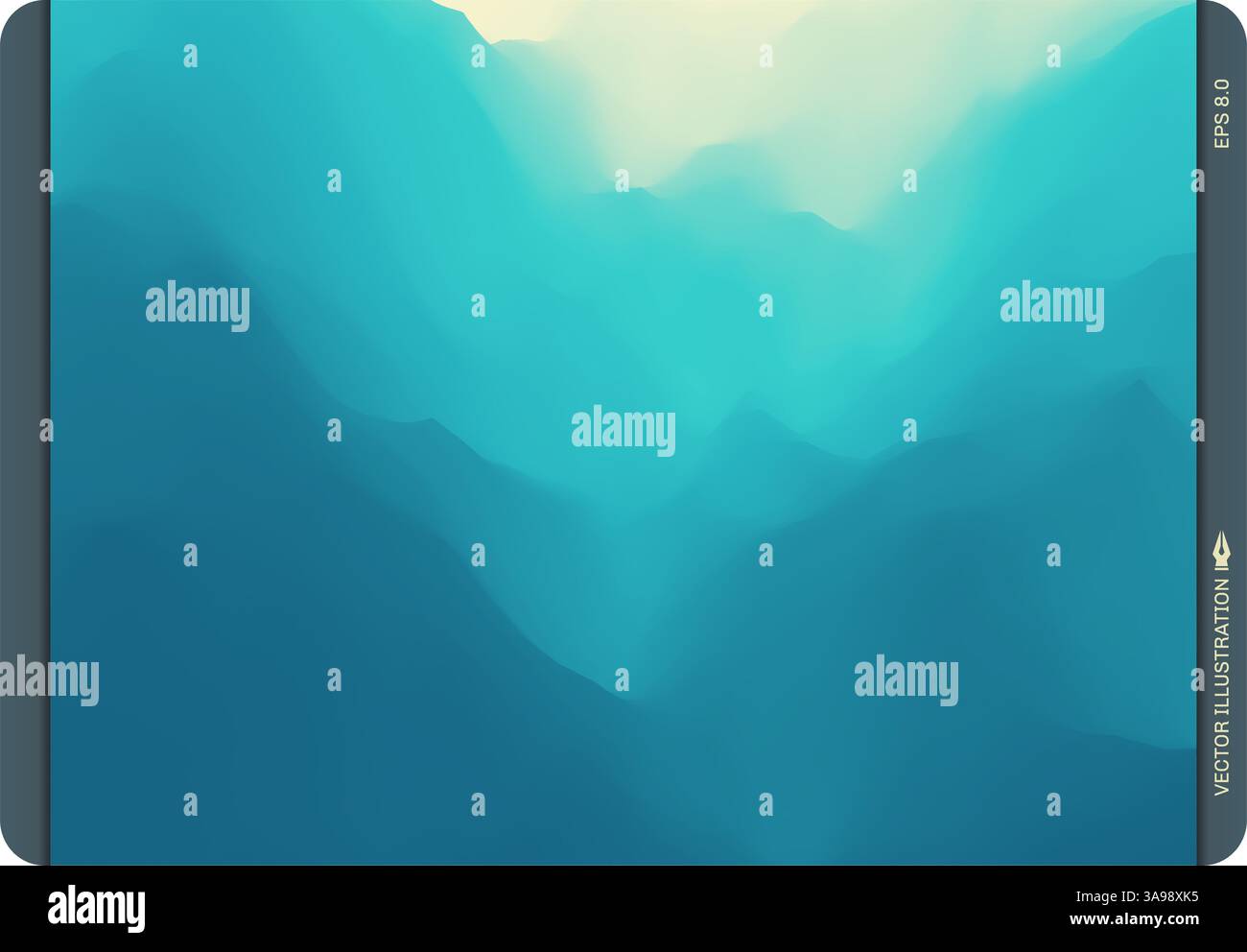 Water wave. Water surface. Nature background. Modern pattern. Vector illustration for your design. Flowing background with halftone. Stock Vector