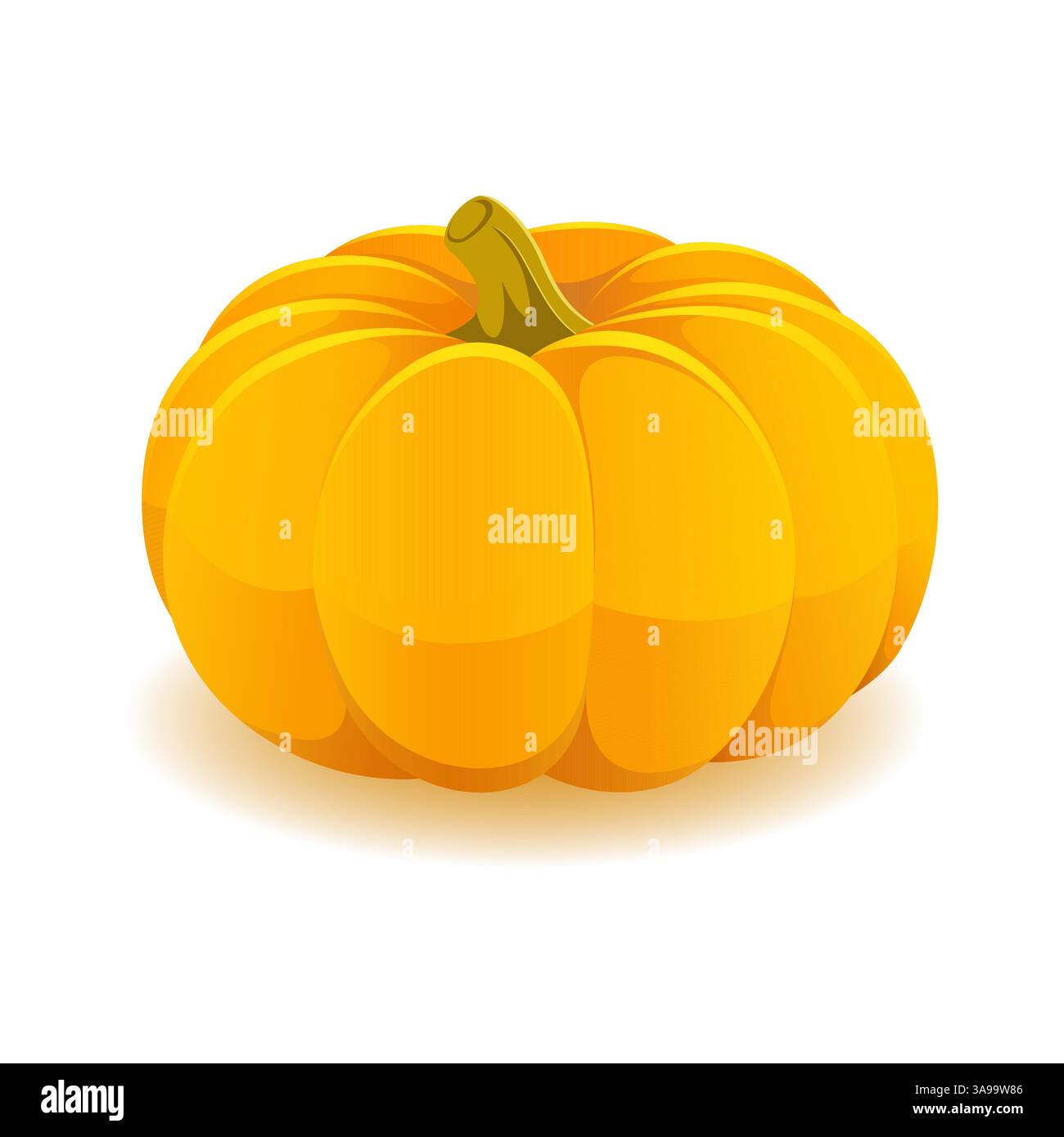Pumpkin isolated on white background. Vector eps10 illustration Stock ...