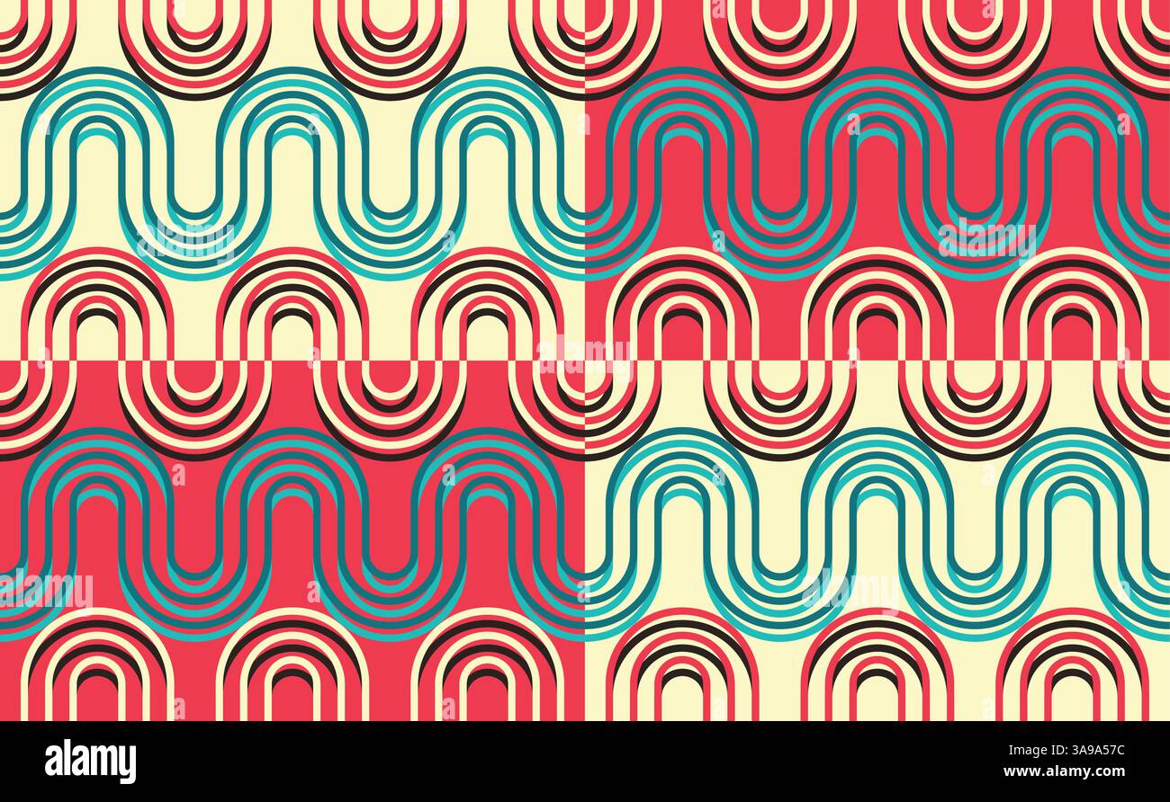 Continuous wave design hi-res stock photography and images - Alamy