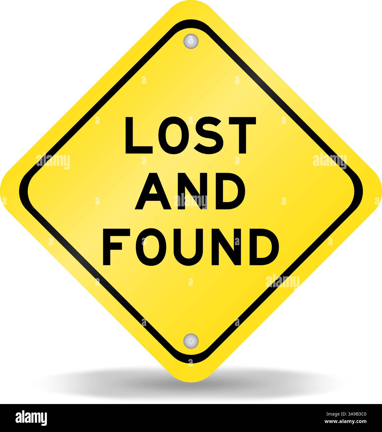 lost property symbol cut out stock images & pictures - alamy