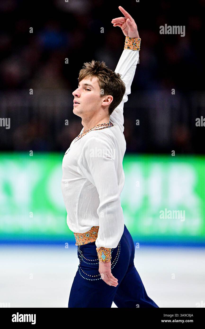Andrew TORGASHEV (USA), during Men Free Skating, at the ISU World ...