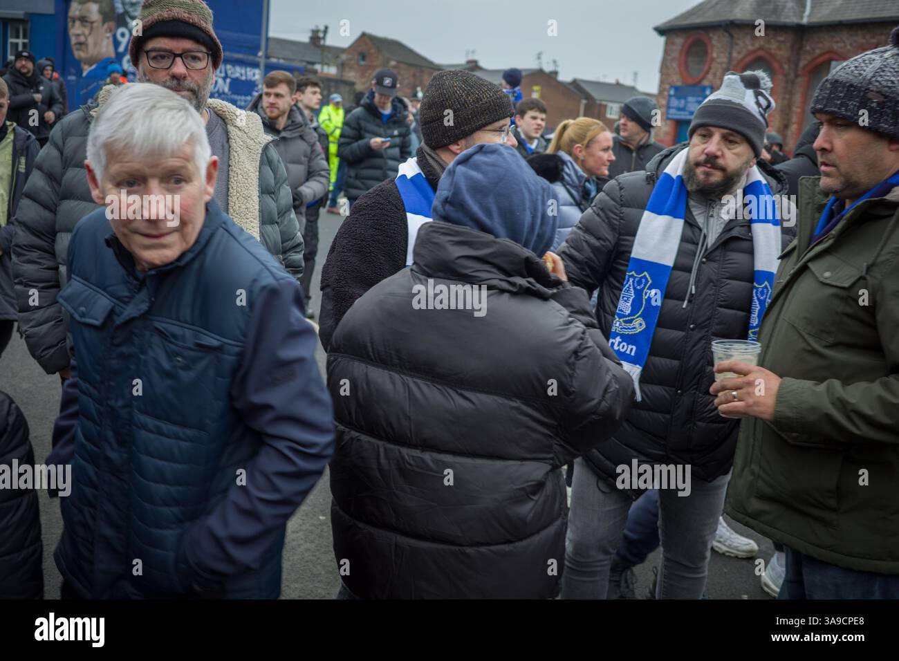 Everton F.C. Goodison Park - Stock Image