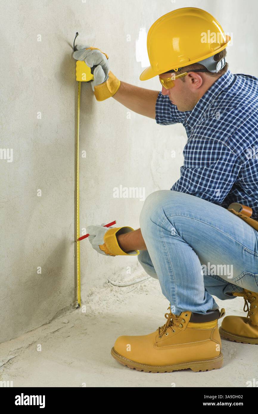 Layering of concrette wall Stock Photo