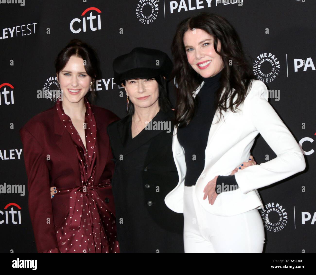 Los Angeles, USA. 29, March, 2025. Pictured left to right, Rachel