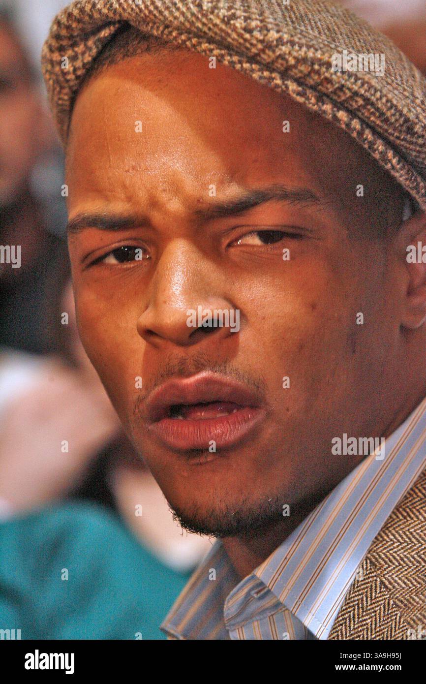 Mar 20, 2006; Houston, TX, USA; Tip 'TI' Harris who portrays Rashad in ...