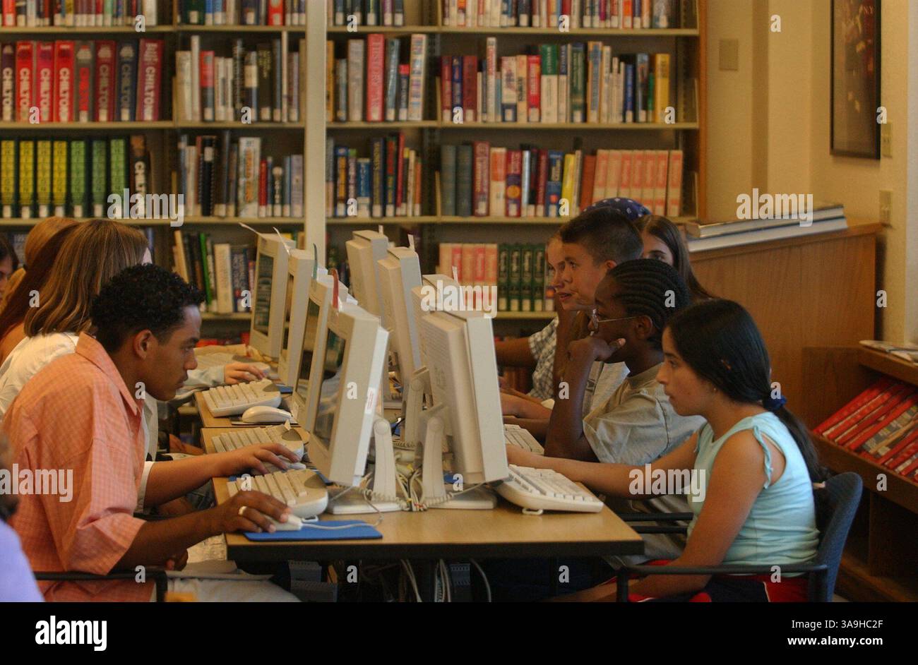 After school students get can get on the for an hour at the