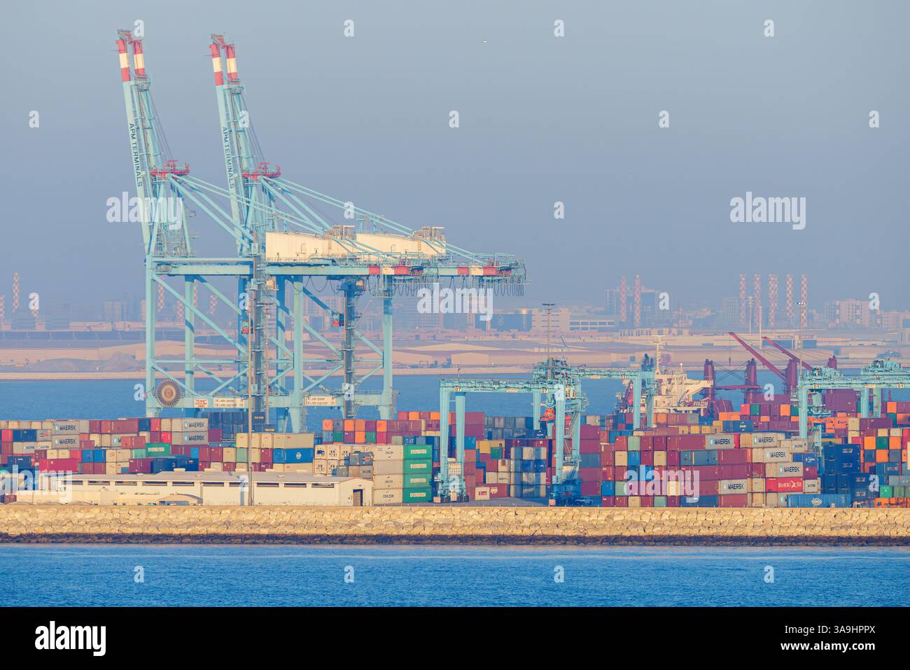 Manama, Bahrain - Jan 08 2024, Panoramic view of Bahrain commercial ...
