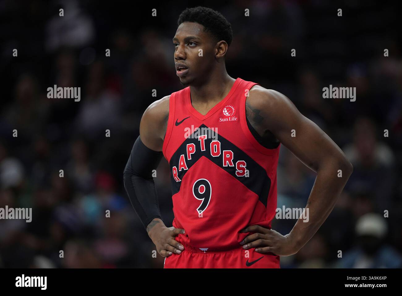 Toronto Raptors Rj Barrett Toronto Raptors' RJ Barrett plays during an NBA basketball game Sunday ...